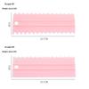 4 Pcs Cake Decorating Comb Set BPA Free Cream Spatula Tool for Baking Lovers Homemade Dessert Crafting