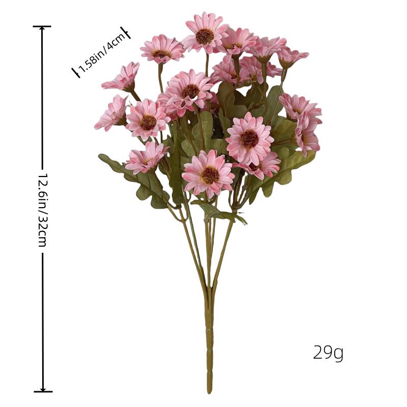 Autumn Color Daisy Bouquet - Small Wild Chrysanthemums for Home Decoration