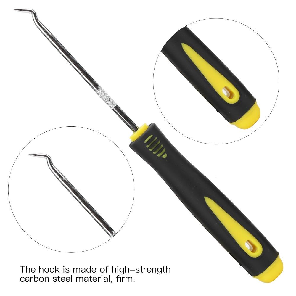 Zestaw 8 szt. haczyków do wyciągania uszczelnień olejowych z komfortowym uchwytem Zestaw ściągaczy do uszczelek O-ringowych Naprawa samochodów