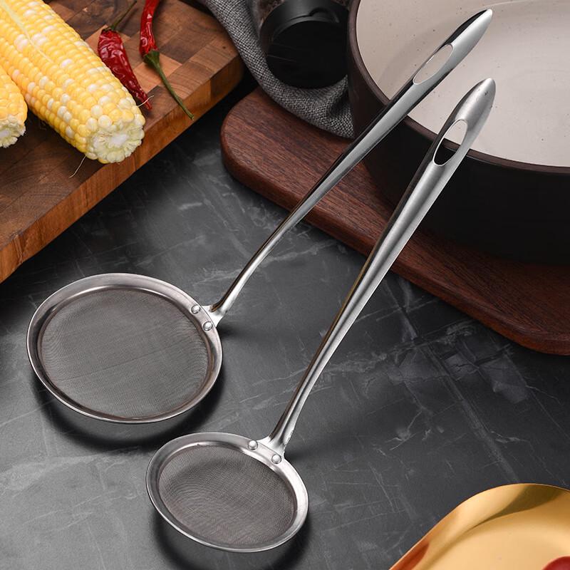 Stainless Steel Fine Mesh Skimmer Spoon