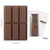 Silicone Chocolate Cake Mold 3D Strip Baking Molds for Mousse Chocolate Dessert Non-Stick Flexible Bakeware Reusable DIY Tool