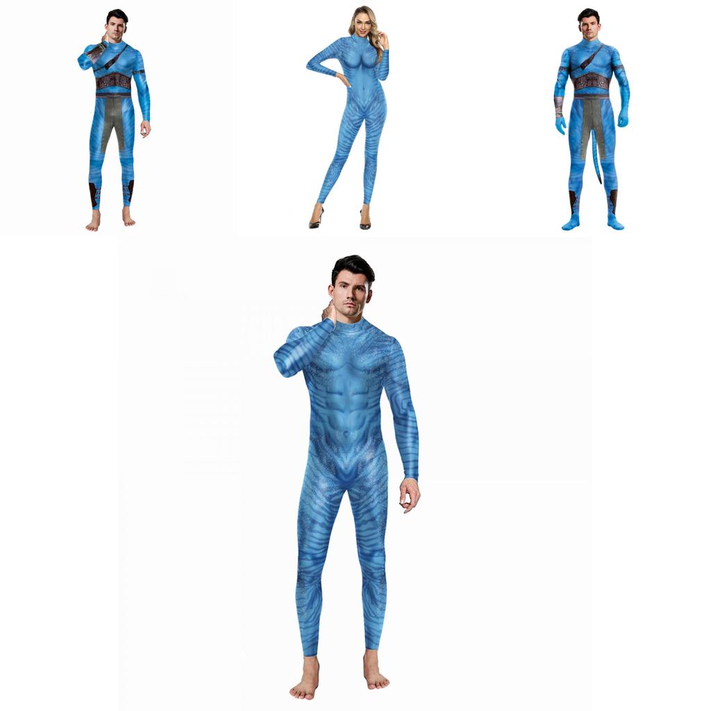 תחפושת ליל כל הקדושים בהשראת אווטאר בגד גוף משי חלב למשחק תפקידים פנטזיה