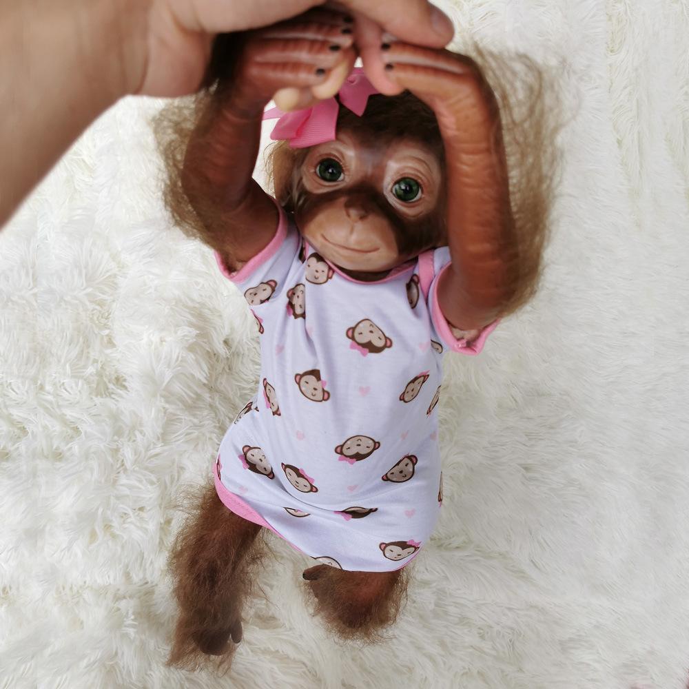 50cm Simulated Monkey Doll Reborn Doll Regenerated Doll Children's Toy