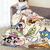 Crayon Shin-chans Cartoon Anime Print Blanket For Men Women Cozy Soft  Throw Blankets for Sofa 50x60 Inches Multi-size