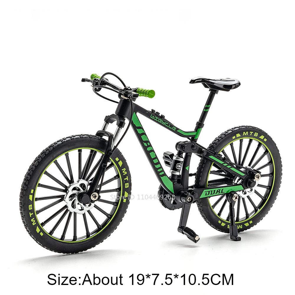 1:8 Scale Retro Bike Mountain Bikes Diecast Model Toy Alloy Rubber Tires Simulation Bicycle Models Collection Gifts for Boys