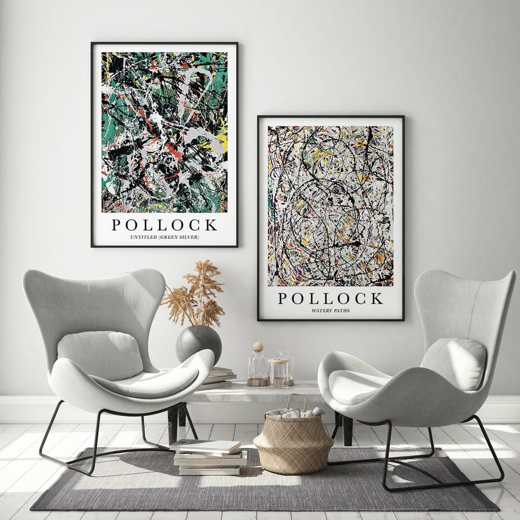 Set of Two Pollock Posters