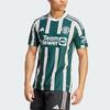 Adidas Man Utd 23/24 Away Striped Short Sleeve Soccer Jersey - Player Version Men Tops Night-Sky-Green IP1824