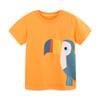 Children's Short-Sleeved T-Shirts Cartoon Print Boys' T-Shirts Summer New Arrivals Round-Neck Sweatshirts