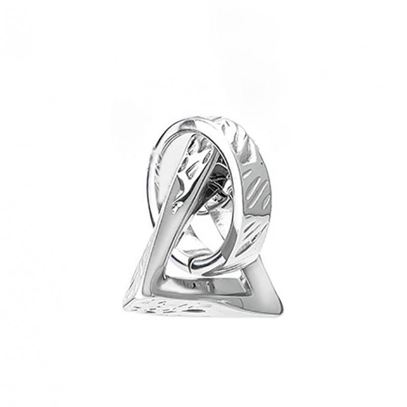 Men's Geometric Square & Round Pendant Necklace - Stylish Hip Hop Accessory with Versatile Design.