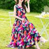 Summer Sleeveless Dresses for Women Vintage Clothes Loose Plus Size Elegant Long Dress