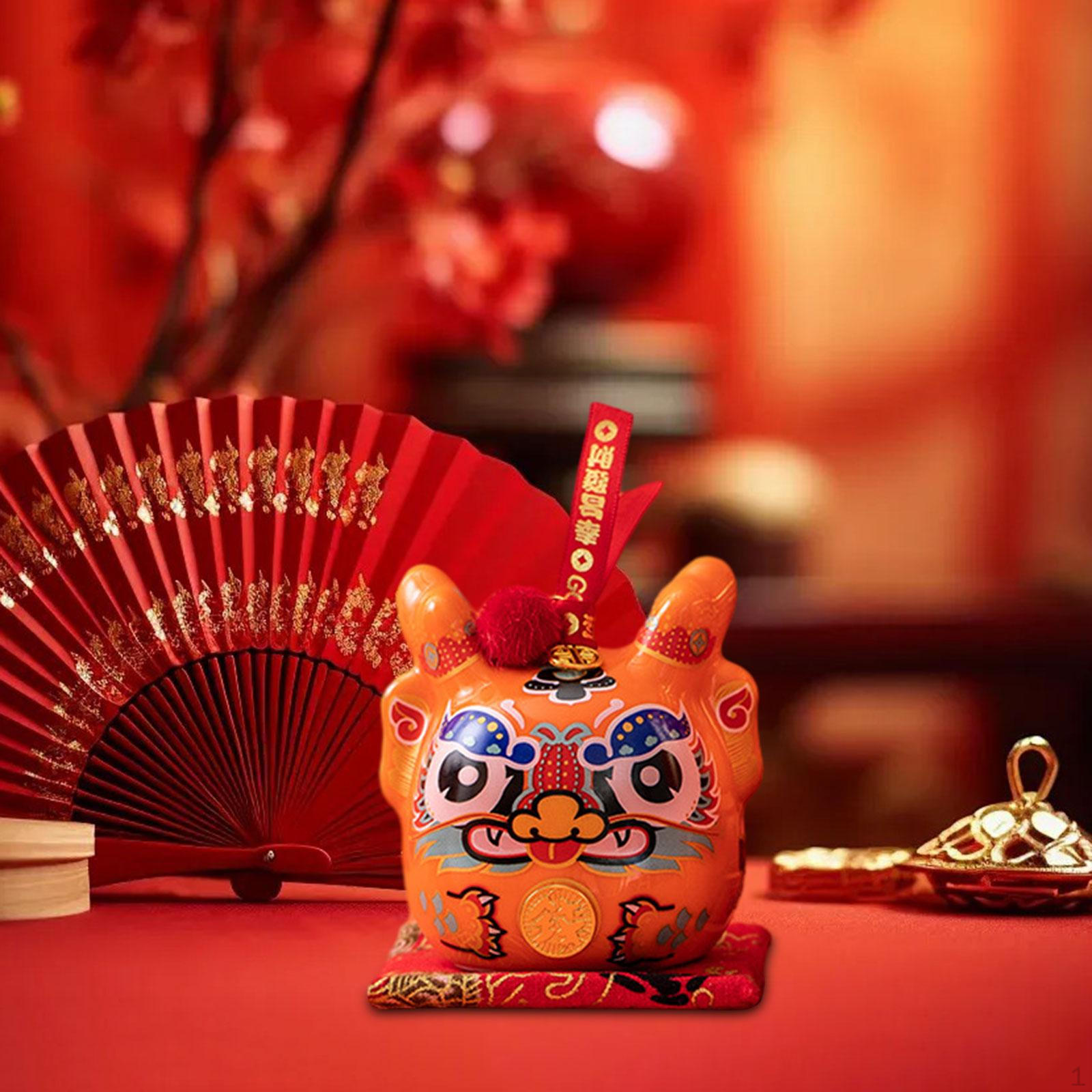 

Держатель денег в виде мифического существа для домашнего декора оранжевый