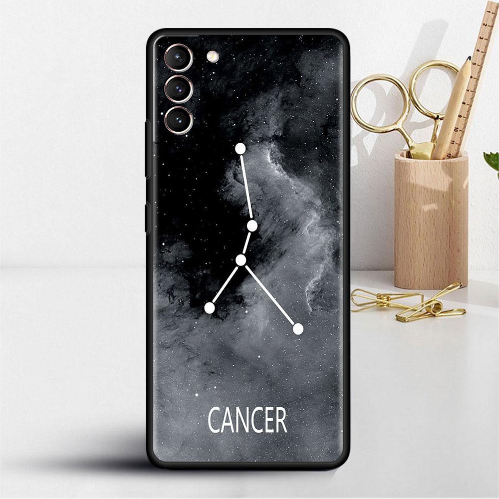 Etui na Samsung Galaxy S20 S22 Ultra S21 FE S10 S9 Plus Note 20 10 Lite 9 Miękkie etui na telefon Muszla Dwanaście Konstelacji