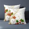1 Pieces Vintage Winter Berry Scroll Throw Pillow Covers Pattern Cushion Cover Suitable For Sofa Bedroom Car Pillow Cover