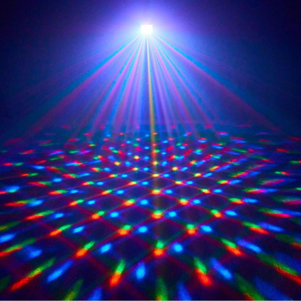 Portable RGB LED Stage Light Projector With Remote Voice Control For Home Party KTV Disco Wedding Decoration And Holiday Lightin