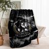 Football Club Print Blanket - Soft & Comfortable, for Bedroom, Travel, Sofa, Home Decoration - Birthday Christmas Gift for Friend