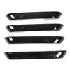 5 stk Bil Utvendig Side Dørhåndtak Deksel Trim Klistremerke Blank Svart Erstatning for Kia Carnival KA4 2022 Opp