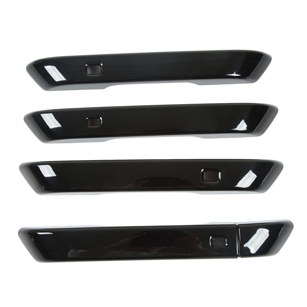 5 stk Bil Utvendig Side Dørhåndtak Deksel Trim Klistremerke Blank Svart Erstatning for Kia Carnival KA4 2022 Opp