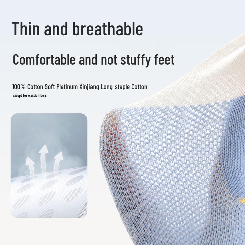 Baby Pure Cotton Mid-Calf Mesh Socks