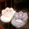 Thick Warm Floor Sofa Cushions PuTuan Cushion Floor Lazy Sofa Household Plush Tatami Waist Cushions Seat Cushion Cat Paw Shape