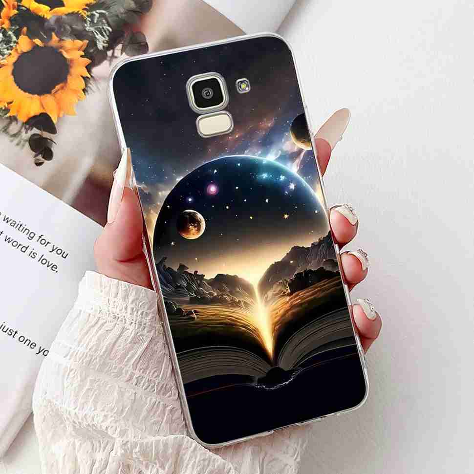 For Samsung Galaxy J6 2018 SM-J600F Case Popular Love Cool Tiger Soft Silicone TPU Cover For Samsung j6 J6 2018 Phone Shell Bag