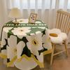 Small Floral Velvet Tablecloth, Student Dormitory Desk Cloth, Living Room Dining Table Cloth, Coffee Table Cloth, Cover Towel
