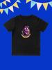 Round Neck Printed Pattern Pullover Short Sleeve Kids Tops Five Nights At Freddy's Bonnie