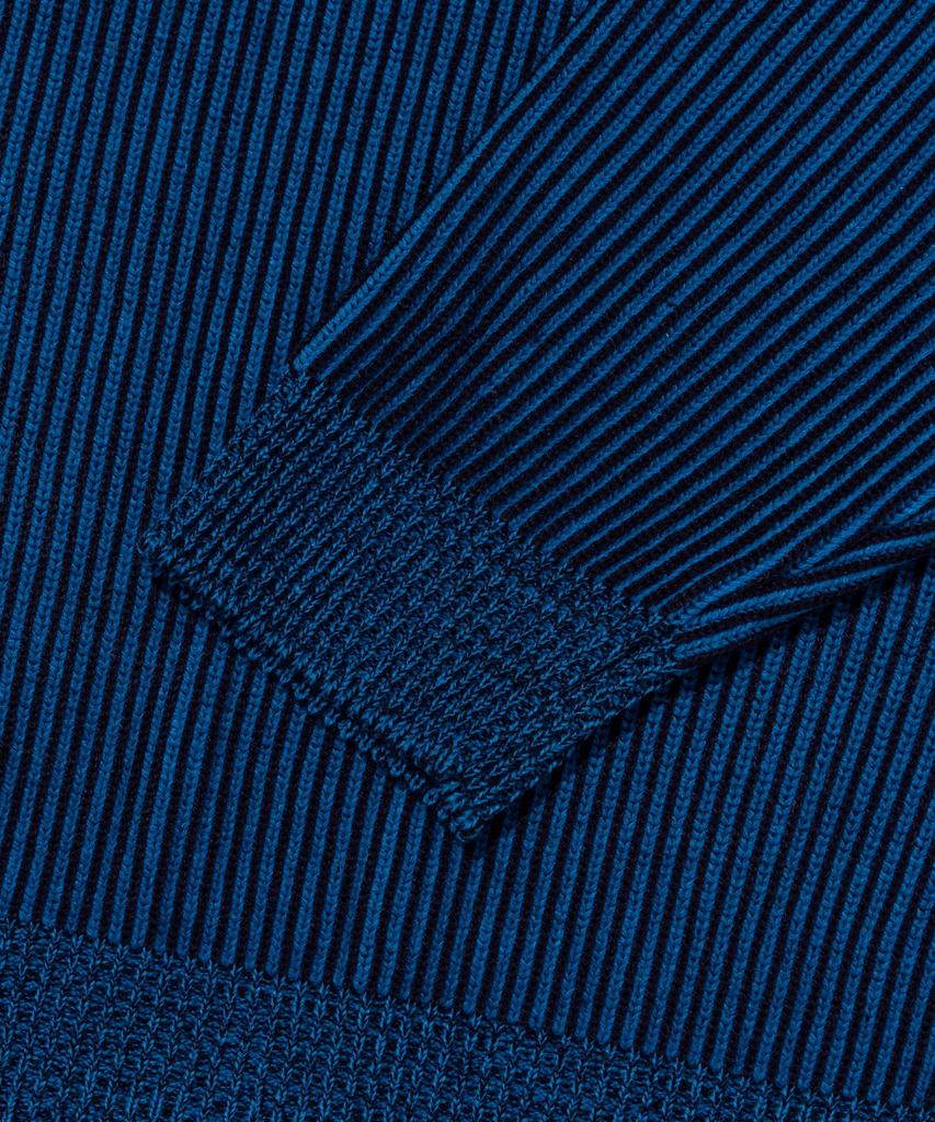 CARGOBROS Filling Two-Tone Over Round Knit (Blue)