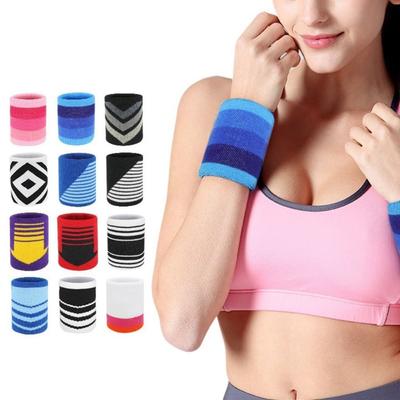Attelle de poignet de football fitness élastique Bandeau de poignet pour la sueur Bandeau de poignet pour la salle de sport Bracelet de poignet pour le yoga Protecteur