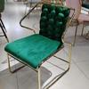 Nordic Light Luxury Upholstered Dining and Makeup Chair for Living Room, Bedroom, or Dressing Table