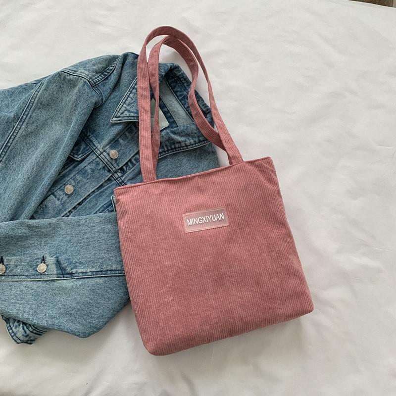 Trendy Canvas Tote Bag For Women 2023 Fashionable And Simple Large Capacity Shoulder Bag