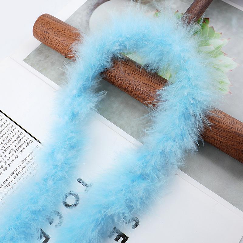 Colorful Turkey Feather Strips for DIY Crafts and Christmas Decorations