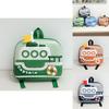 Cute Eggshell Backpack With Ship Printing Design For Preschool Children
