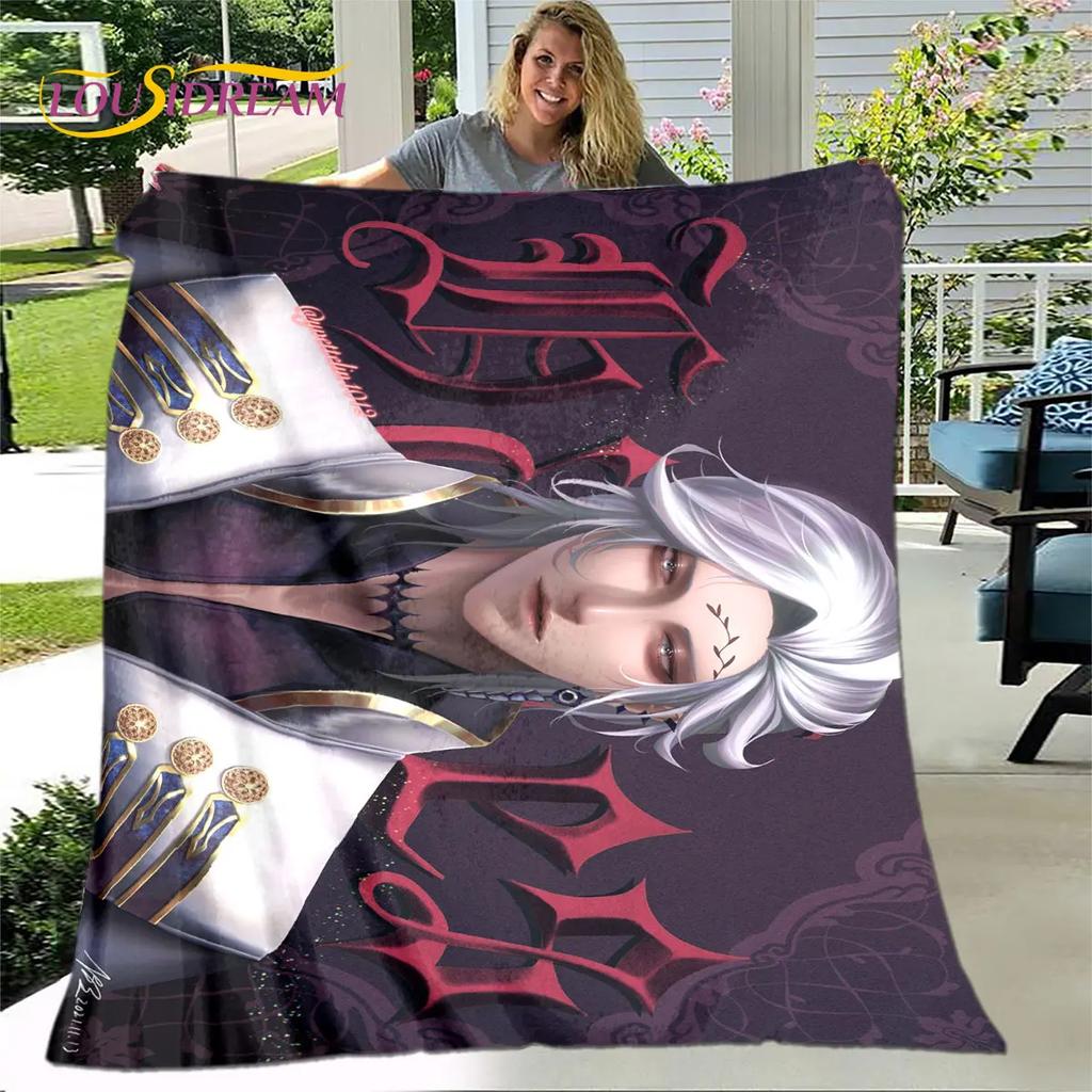 Záznam Ragnarok anime kreslená měkká plyšová přikrývka, flanelová přikrývka přikrývka do obývacího pokoje Ložnice Pohovka Pohovka Piknikový kryt
