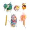 Bird Shredding Toy Colorful Boredom Relief Parrot Chewing Perch Toy Set for Cockatiels Lovebirds Parakeets