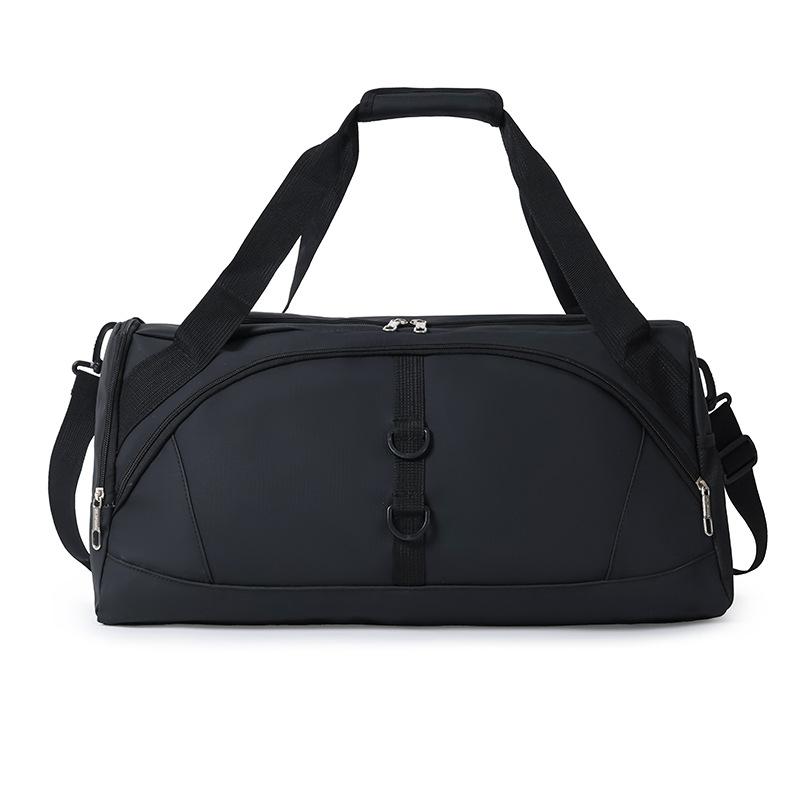 

Большая дорожная сумка для выездов Простая повседневная сумка для хранения с разделением на сухое и мокрое Портативная деловая сумка для поездок чёрный