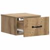 Wall Mounted Nightstand Artisan Oak 34.5 x 33 x 20 cm