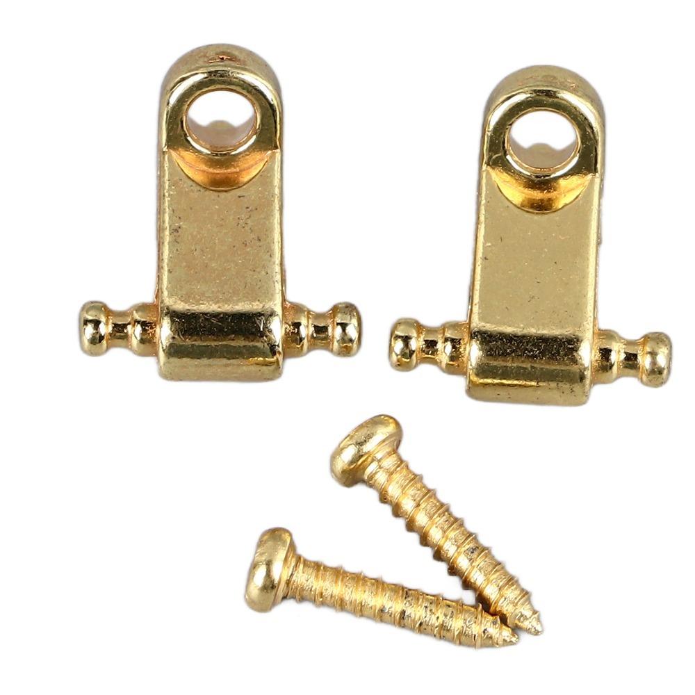 6PCS Metal Electric Guitar String Retainer String Trees For Electric Guitar  Guitar Part Upgrade золотой