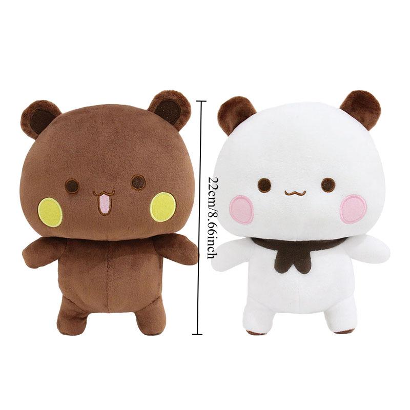 Cute Bubu And Dudu Panda Plush Doll Plush Sleeping Buddy Kawaii Animation Fluffy Bear Plaything Car Sofa Decoration Christmas/Birthday Gift