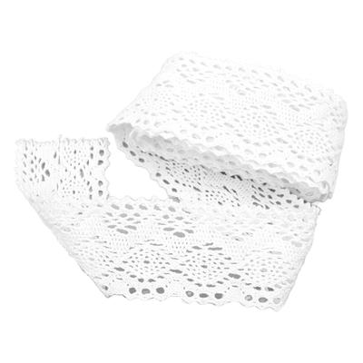 Lace Ribbon Cotton Thread 20 Yards White Decorative Accessories for Clothing Decoration DIY Curtain