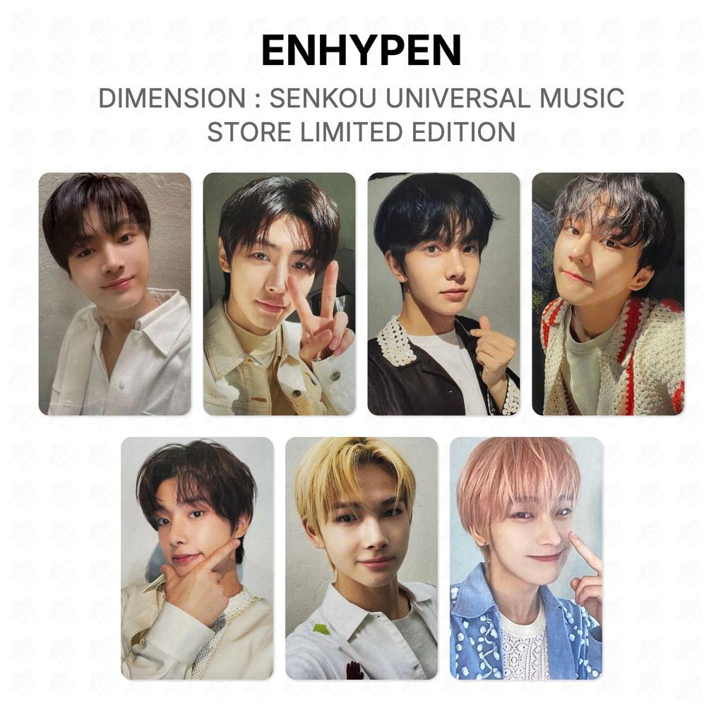 ENHYPEN DIMENSION : SENKOU UNIVERSAL MUSIC STORE LIMITED EDITION Official Photocard