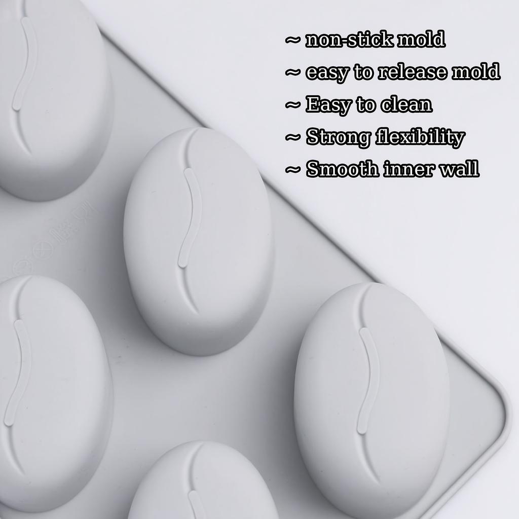 Silicone Mold for Coffee Beans-A Non-Stick Baking for Making Chocolate,Candy,Cookies,Various Crafts (Versatile Use) cake molds