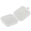 For Storage Plastic Box Storage Box Transparent Square Mini Plastic Organizer Box Packaging Display Compact Size