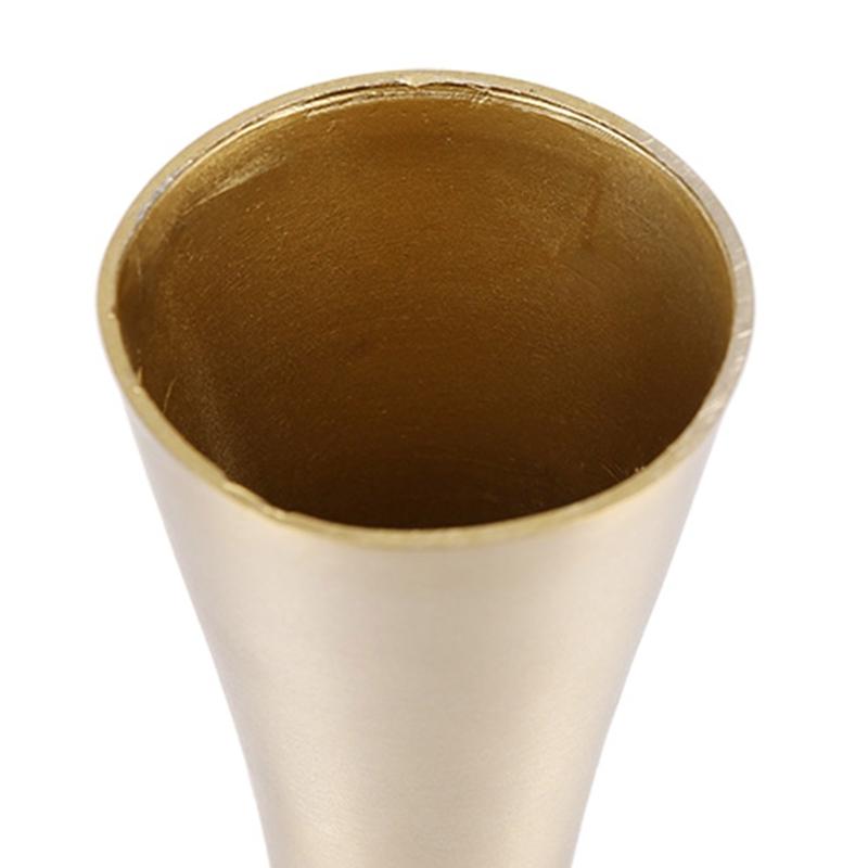 Nordic Metal Vase Gold Thin Flower Vases Arrangement Flower Container for Wedding Table Centerpiece Decoration