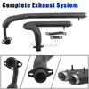 Motorcycle Part Exhaust Pipes Mufflers Steel Pipes Stainless Black For Yamaha Dragstar 650 400 V-Star 650 XVS650 XVS400