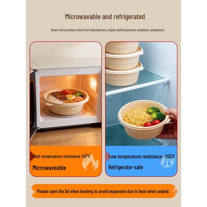 Disposable Corn Starch Takeaway Lunch Box