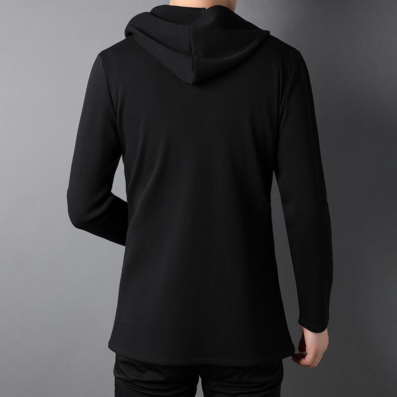 Spring Men's Slim Fit Hooded Cardigan Casual Jacket