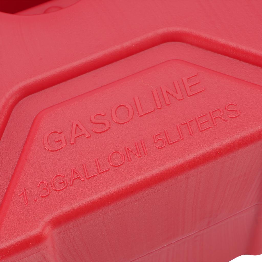 5L Öl-Benzinbehälter Antistatische Jerry Can Kraftstofftank Rot Für Tourenabenteuer