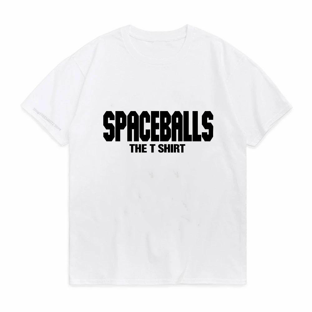 Mens SPACEBALLS pinrt Graphic t shirt Casual Summer Retro Style TShirt fashion Breathable Short Sleeve Round Neck Tees