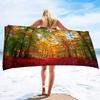 Mystery Forest Beach Towel Tree Bath Towel For Travel Sport Gym Spa Yoga Kitchen Hand Towels Microfiber Quick Dry Swimming Cover