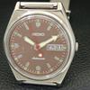 AUTOMATISCHE VINTAGE SEIKO JAPAN 6309A HERRENUHR BRAUNES ZIFFERBLATT a700512-5